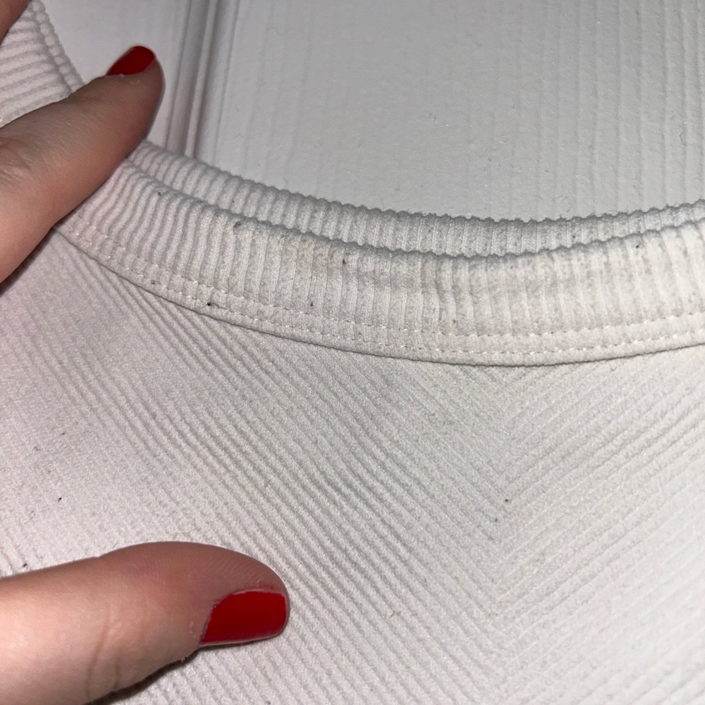 By Together White Ribbed Tank Top - Picture 4 of 7